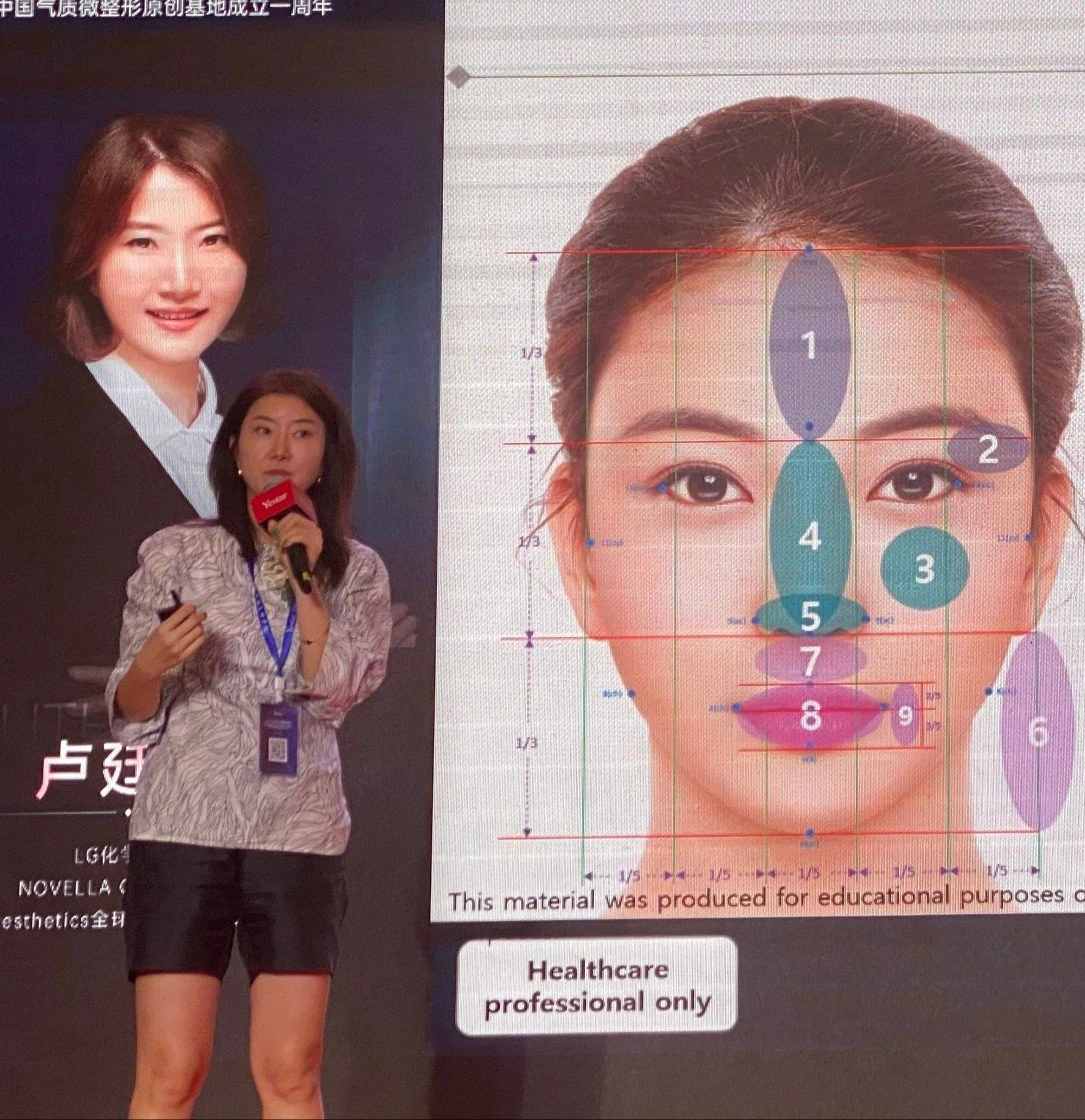 Dr. Jung Im No lecturing on facial proportion for healthcare professionals